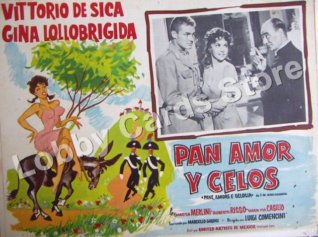 GINA LOLLOBRIGIDA -/  PAN AMOR Y CELOS